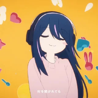 🎧 emoji Hoshino Ai Oshi no ko Telegram sticker 5 of 120