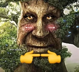 Sticker from Tree