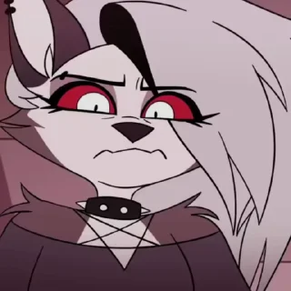 🌟 emoji БОЛЬШЕ ⇨ @CLOOBHUB ЛУНА АДСКИЙ БОСС HELLUVA BOSS Telegram sticker 10 of 45