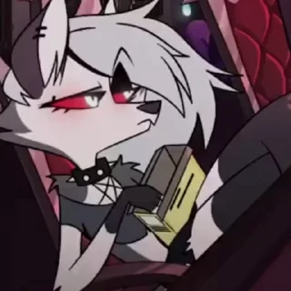 🌟 emoji БОЛЬШЕ ⇨ @CLOOBHUB ЛУНА АДСКИЙ БОСС HELLUVA BOSS Telegram sticker 24 of 45