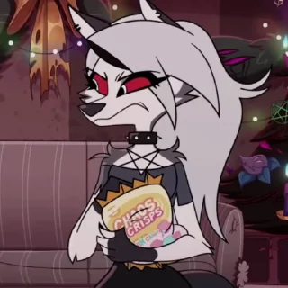 🌟 emoji БОЛЬШЕ ⇨ @CLOOBHUB ЛУНА АДСКИЙ БОСС HELLUVA BOSS Telegram sticker 19 of 45