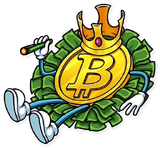 🤑 emoji Bitcoin by @cryptonschool Telegram sticker 14 of 35