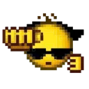 😎 emoji Колобок Telegram sticker 7 of 90