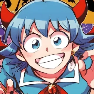 😈 emoji Судзуки Ирума @Anim_StikersUWU Telegram sticker 1 of 50