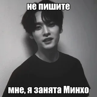 😊 emoji Минхо ЧБ. by @riiiminhoriginal Telegram sticker 18 of 44