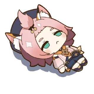 😞 emoji Genshin Chibi Telegram sticker 5 of 29