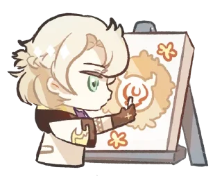🖌 emoji Genshin Chibi Telegram sticker 20 of 29