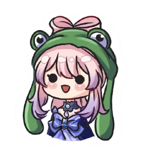 😀 emoji Genshin Chibi Telegram sticker 17 of 29