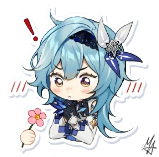 😳 emoji Genshin Chibi Telegram sticker 14 of 29
