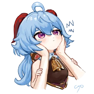 ☺️ emoji Genshin Chibi Telegram sticker 8 of 29