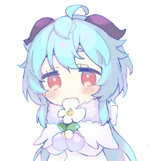 ☺️ emoji Genshin Chibi Telegram sticker 19 of 29