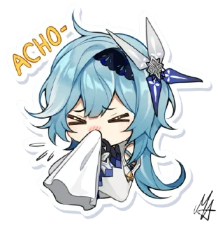 🤧 emoji Genshin Chibi Telegram sticker 16 of 29