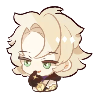 😈 emoji Genshin Chibi Telegram sticker 21 of 29