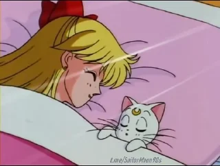 😲 emoji 😻Luna & Artemis😸 @SailorMoon90s Telegram sticker 23 of 25