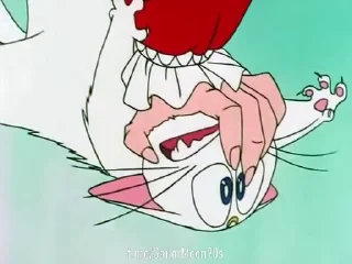 🤫 emoji 😻Luna & Artemis😸 @SailorMoon90s Telegram sticker 22 of 25