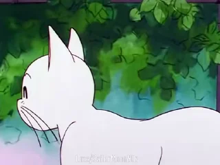 😧 emoji 😻Luna & Artemis😸 @SailorMoon90s Telegram sticker 15 of 25