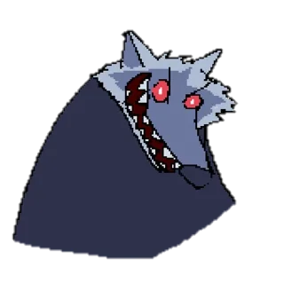 Sticker from Death Wolf MsPaint