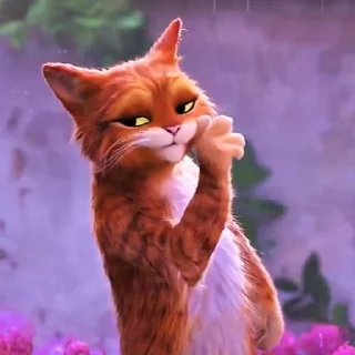 😏 emoji Кіт в чоботях Telegram sticker 14 of 34