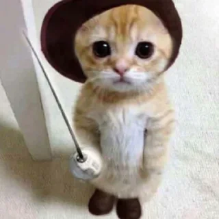 😈 emoji Кіт в чоботях Telegram sticker 5 of 34