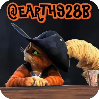 Sticker from Puss In Boots • @Earth928B