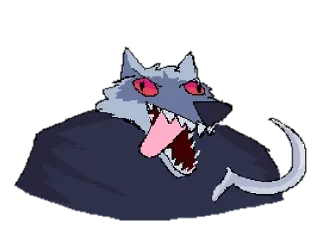 Sticker from Death Wolf MsPaint