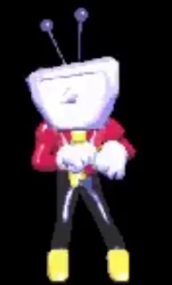 Sticker from Tenna deltarune @generalnegr