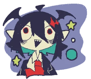 👿 emoji ₍ 𑀉ᥱssᥱr ɗᥱⲙ᧐ᥒ sᴛiᥴκᥱr ₎ ˚₊· ♡ @mewsticks Telegram sticker 17 of 32