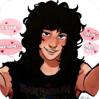 Sticker from Eddie Munson :: @fnafintertement