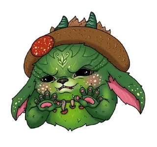 👿 emoji Хмелик Telegram sticker 9 of 10