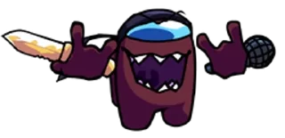 Sticker from Maroon Vs Impostor V4 😨😨😨