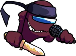 Sticker from Maroon Vs Impostor V4 😨😨😨