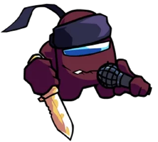 Sticker from Maroon Vs Impostor V4 😨😨😨