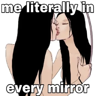 Sticker from Mirror love