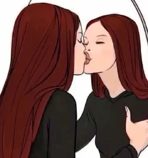 Sticker from Mirror love