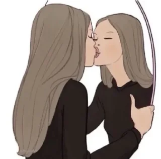 Sticker from Mirror love