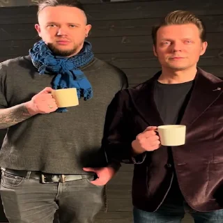 Sticker from 🇫🇮 Sam Lake drinks coffee by @alex_monolith