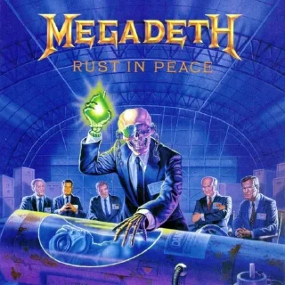 Sticker from Megadeth albums
