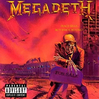 Sticker from Megadeth albums
