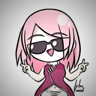 😎 emoji Сакура Telegram sticker 5 of 42