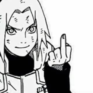 🖕 emoji Сакура Telegram sticker 16 of 42