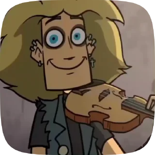 🎸 emoji Metal family 🎸//by @OyishaNyask Telegram sticker 18 of 50