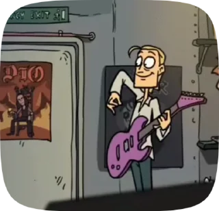 🎸 emoji Metal family 🎸//by @OyishaNyask Telegram sticker 10 of 50