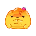 😡 emoji Jelly Telegram sticker 22 of 33