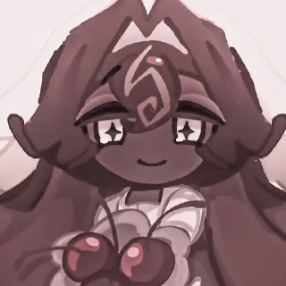 🌟 emoji Black Forest Cookie @Felocav Telegram sticker 22 of 65