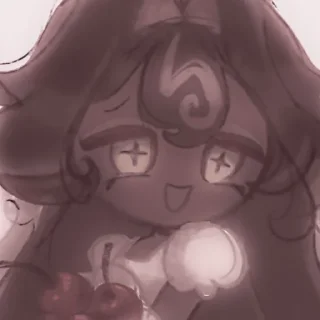 🌟 emoji Black Forest Cookie @Felocav Telegram sticker 19 of 65