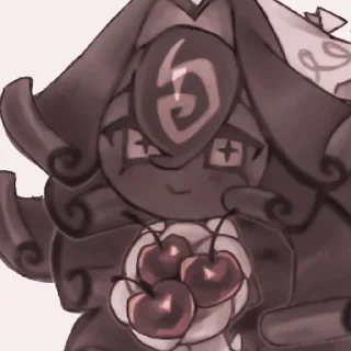 🌟 emoji Black Forest Cookie @Felocav Telegram sticker 24 of 65
