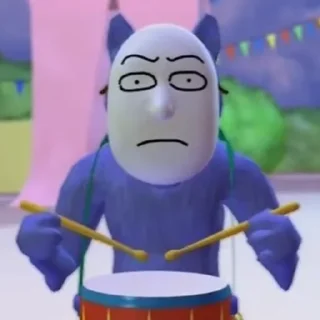 Sticker from Popee the performer