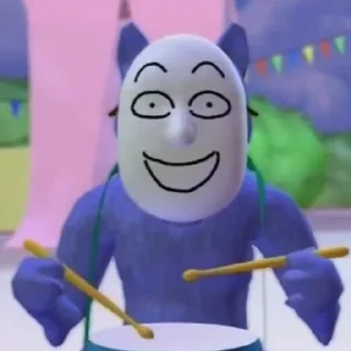 Sticker from Popee the performer
