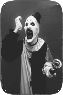 Sticker from Terrifier: Art the clown (+bon