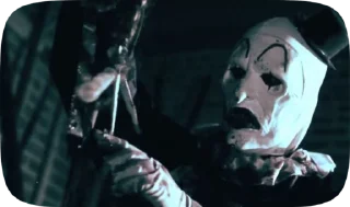 Sticker from Terrifier: Art the clown (+bon